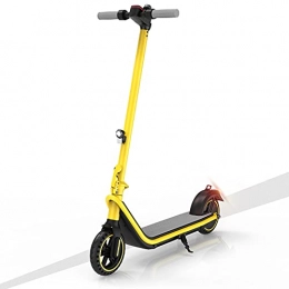 Acecinio Electric Scooter Acecinio Adult Electric Scooter, 380W Foldable E Scooter with 7.5 Ah Battery and 3 Speed Mode, 8.5 Inch Tyres Commuting City Scooter with LCD Display (Yellow)