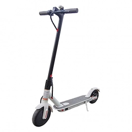 Adult Electric Scooter / 350w / Folding E Scooter Adult / 16kph Top Speed/Easy To Carry, Gift For Kids & Adults (Color : White)