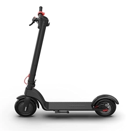 Amick Scooter Adult Electric Scooter 350W Motor, Fast Foldable E-Scooter Waterproof & LCD Display, 8.5’’ Solid Wheels Commuter Scooter, Black