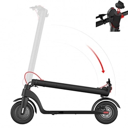  Electric Scooter Adult Electric Scooter, Ultralight Fodable E-Scooters with Led Light and Display for Teenagers Boy Super Gifts, 10Inch Kick Tire