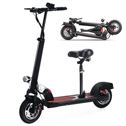  Scooter Adult Electric Scooter with Detachable Seat with Double Suspension, 500W Motor 10" Tyres 48V Lithium Battery 3 Types of Battery Optional 60-120Km Long-Range (100~120km)