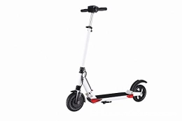 Kjy123 Scooter Adult Fashion Electric Scooter Fast 35 Km / h，8 Inch Off-road Tires Lightweight Folding Two-wheeled Scooter With LCD Display (Color : White)