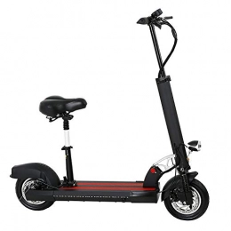 SXT Electric Scooter Adult Foldable Electric Scooter, Aluminum Alloy Lightweight Portable Electric Bicycle, 400W Motor, 10 Inch Tires, Suitable for Short Trips To Work And School, 8A