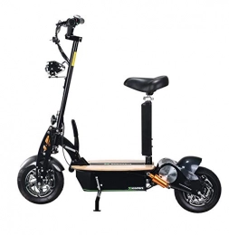 TOXOZERS Electric Scooter Adult Scooter 1500 W Fast E Scooter Foldable E Bike with Seat 48 V Battery 35 km / h Off-Road Scooter Electric Scooter E Scooter