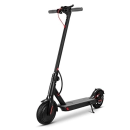 Allround Helmets Scooter Adults and Teenagers Electric Scooter, 250W Motorised Mobility Scooter Portable Folding E-Scooter with Led Light and Display 8.5inch Tires speed 25 km / h black, 8.5 inch