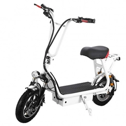 AIAIⓇ Electric Scooter AIAIⓇ Electric Scooter, Two Wheels Electric Scooter - Folding Electric Scooter, Speed up to 35km / h with Burglar Alarm, 10 '' Tires, Electric Scooter Adult, White, 25km