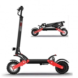 AOLI City Commute Electric Scooter, Quick Fold Portable Mini Scooter with 500W Brushless Motor 48V Lithium Battery Led Lights 12 inch Off-Road Electric Bicycle