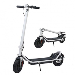 AORISSE Scooter AORISSE Electric Scooter, Foldable 10-Inch Electric Scooter for Adults And Teenagers, 350W 36V City Commuter Scooter with LED Display Screen, Maximum Speed 25Km / H, White, 350W 36V 10.4AH