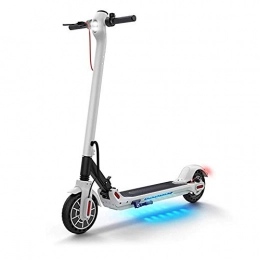 MICROGO Electric Scooter AOVO® microgo Folding Electric Scooter 350W Brushless Motor LED Display 8.5 ” Honeycomb Tyres With 3 Speed Modes 3W Bright Headlight Max Range 31km / h With Charger (white)
