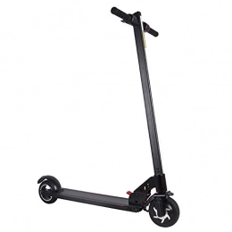AQAWAS Electric Scooter AQAWAS Commuter Scooter for Adults, Great Scooters Height-adjustable Aluminium Alloy 6 inches Wheel Bearings, Foldable, Electric Scooter For Kids Age 12 Up, Black