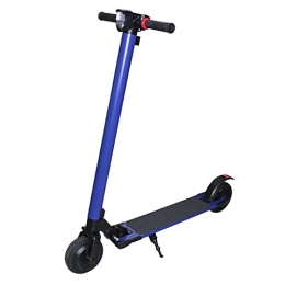 BANGNA Scooter BANGNA 6.5in Electric Scooter Folding Kick Scooter Urban Rear Brake 250W 25KM / H 110KG Weight Capacity 2 Wheels For Teens Adult, Blue