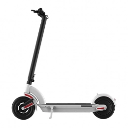 BANGNA Electric Scooter BANGNA Electric Scooter Folding, Lightweight Big Wheel Scooter, Push Scooters, with LED Folding Kick Scooter with Adjustable Handlebar, Kickstand, for Adults Teens Kids, White