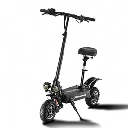 BCBIG Electric Scooter BCBIG Electric Scooters Adult 11 Inch Off-Road CST Tire Folding Commuting Scooter Motor Max Speed 65km / h Folding Commuting Scooter with Seat and 60V Battery