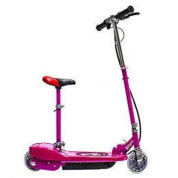 BIWOND CR-Byke Electric Scooter (Motor 120 W, 15 km Battery Life, Vel. Max 12 km/h, Foldable, Adjustable Handlebars, Detachable Saddle) - Pink