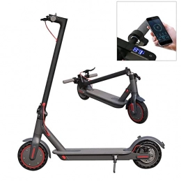 Brifugo Electric Scooter, 350W Motor Scooter Portable Folding E-Scooter with Led Light and Display 8.5inch solid rubber tires Maximum Load 264lbs Max speed 25 km/h For Adults