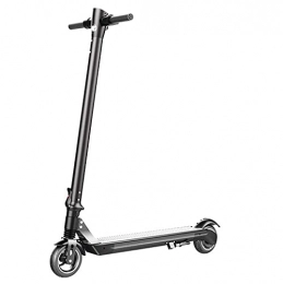 Bueuwe Scooter Bueuwe Electric Scooter, 350W / 16 MPH Pro Scooter, with LED Lighting Electric Scooter for Adults, Scooter with Foldable Frame, 6 Inches Inflation-Free Tires, Black, X6, B