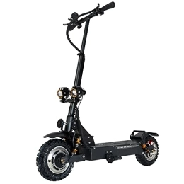 CANTAKEL Electric Scooter CANTAKEL Foldable Electric Scooter, 60V Fast Speed Motor, 60km Long Range, Double Turn Lights, 11'' Off-road Tires, 24Ah Li-Ion Battery, E-scooter for Adults & Teens
