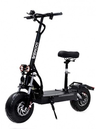 CEXTT Electric Scooter CEXTT 13-inch shunt electric scooter adult two-wheeled folded before and after oil brake electric vehicle 60V6000W