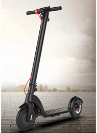 CEXTT Scooter CEXTT Scooter universal electric sliding moving E adult foldable 350W motor max speed 25km / h electric and 8.5-inch vacuum tires with LED display moral commuting E (Color : Black)