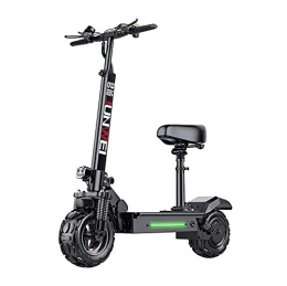 CHNG Scooter CHNG Electric Scooter For Adults - Portable Folding E-Scooter, 3 Speed Modes Up To 60km / H, 11 Inch off-Road Fat Tire / 500W Motor / Maximum Load 180kg / LCD Display Screen