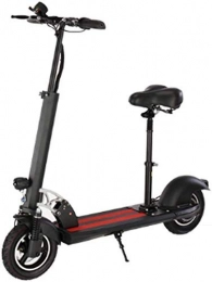 CHNG Scooter CHNG Scooters for Adults Electric Scooters Adult Foldable 100 Kg Max Load With Seat 10 Inch 43Km / H Lithium Battery 36V 15Ah 500W Motor Drive With Led Light And Hd Display