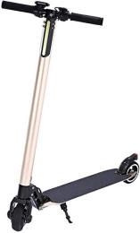  Scooter Commuting Electric Scooter Up To 15.5 Mph Easy Fold-N-Carry Adult Electricwith Foldable System With Quick Release Foldable, Aluminium Alloy Material, With High Capacity Battery. (Gold)