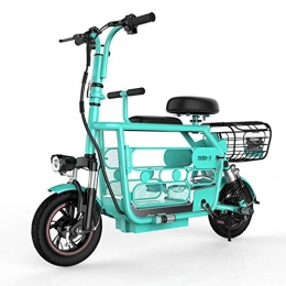 CYC Scooter CYC Electric Scooter 12" Urban Commuter Folding E-bike Max Speed 36km / h 15ah 400w / 48v Charging Lithium Battery Front and Rear Shock Absorption Super Lightweight Bike Unisex, Blue