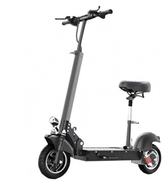 CYGGL Electric Scooters Adult Foldable, 160 kg Max Load with Seat 10- mileage 20-120km, Lithium Battery 10AH, With LED Light and HD Display