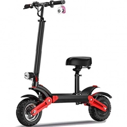 D&XQX Scooter D&XQX Electric Scooter, Foldable Portable 500W Dual Motor 12 Inch Off-Road Vacuum Tire with Front And Rear Shock Absorption And Oil Disc Brake