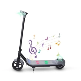 E-RIDES Electric Scooter E-RIDES Electric Scooter, 6.5'' Electric Scooter for Kids Ages 8-12, Kids Electric Scooters Max 14KM / H, 3-5 KM Range, Electric Scooter Kids LED Display, E Scooter for Boys and Girls (GREY)