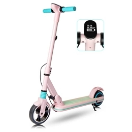E-RIDES  E-RIDES Electric Scooter, 6.5'' Foldable Electric Scooter for Kids Ages 8-12, Kids Electric Scooters Max 8.7Mph, 3-5 Miles of Range, Electric Scooter Kids LED Display, E Scooter for Kids 6-12 Ages (PINK)