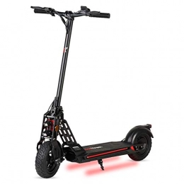 ECOXTREM Scooter ECOXTREM 600W Folding Electric Scooter with LCD Display and LED Lights Bison Electric Scooter Black