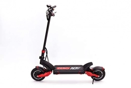 Zero Electric Scooter Electric Adult Scooter (e-scooter) ZERO 10X - 2 Wheel Drive 18Ah / 52V Battery, Autonomy 65-85Km (53miles), Speed 65 Km / h (40mph), 2x1000W Motor, 10" Pneumatic Wheels, Disc Brakes (Black)