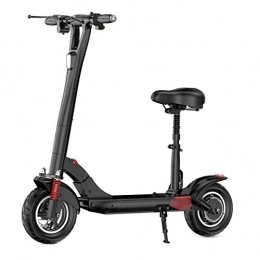 LJP Electric Scooter Electric Folding Scooter 40 Km / h Top Speed Height Adjustable E-scooter Foldable 10 Inch Tires 36V Battery Max Load 150KG