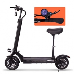 MINGJ Scooter Electric Off-road Scooter with Seat, 3 Driving Modes, 65KM Battery Life, 40KM / H Maximum Speed, 25CM Big Tires, City Commuter Foldable Adult Scooter