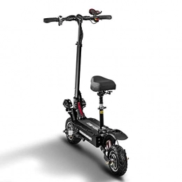 BCBIG Scooter Electric Scooter, 11 Inch Off-road Tire Folding Commuting Scooter Motor Max Speed 65km / h Double Disc Brake Folding Scooter with Lithium Battery 3200W Motor