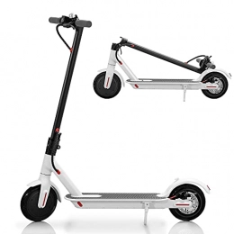 TGHY Scooter Electric Scooter 25km / h Top Speed 30km Range Powerful 350W Motor 7.5Ah Lithium Battery 8.5" Tires Smart APP Foldable and Portable ​Electric Scooter for Adults Commuter, White