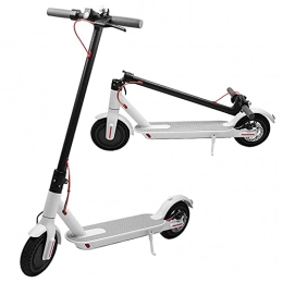 TGHY Scooter Electric Scooter 30km Long-Range 30km / h 10" Pneumatic Tire 36V 7.8Ah Battery 350W Motor Foldable and Portable Electric Kick Scooter for Adults and Commuter, White