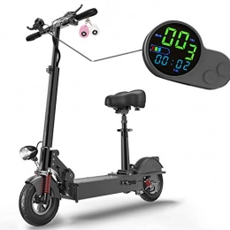 TB-Scooter Electric Scooter Electric Scooter 350W High Power, 8'' E-Scooter, Foldable with LCD-display, 60KM Long Range, 36V Rechargeable Battery Scooters, Max Speed 40km / h, for Adult and Teens