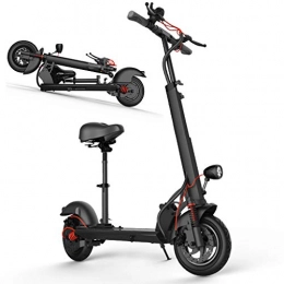 TB-Scooter Electric Scooter Electric Scooter 500W High Power, 10'' E-Scooter, Foldable with LCD-display, 25KM Long Range, 48V / 8ah Rechargeable Battery Scooters, Max Speed 40km / h, for Adult and Teens