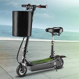 TB-Scooter Electric Scooter Electric Scooter Adult, 350W Motor, 24V Battery, Up to 25Km / h, 6.5" Tires, Adjustable E-Scooter, Portable Folding Design Commuting Motorized Scooter, with Seat