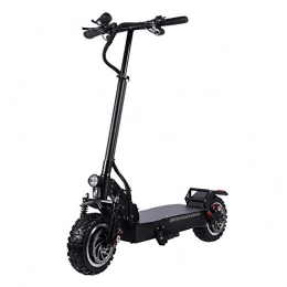 Electric Scooter Adult 80 Kilometer Long-Range Portable Folding Design Commuting Motorized Scooter For Women And Men Wheel Kick Scooter Teenagers (Color : Black, Size : 60V/36A)