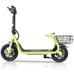 Electric Scooter Adult, E Scooter with 35km Long Range, 12 Inches Folding Electric Scooter (Green)