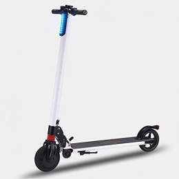 LMSM Scooter Electric Scooter Adult, E-Scooter with 6.5 Anti-Slip Tires and Lcd Display, Led Light, Max Speed 24Km / h , Max 100Kg Load Capacity