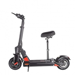 AOVO Electric Scooter Electric Scooter Adult Fast 45 Km / h, C1 PRO 500W Motor 13Ah 48V Battery 45 Km Long Range, 10 Inch Off-road Tires Foldable Commuter E-Scooter with Seat for Adults