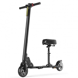 Electric Scooter Adult with Seat, Foldable E-Scooter, 36V Rechargeable Battery, Lcd Display Screen, 3 Speed Modes, Double Brake, Aluminum Scooter, Outdoor Toy