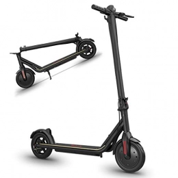 TB-Scooter Electric Scooter Electric scooter adults, aluminum alloy simple 3S folding frame, 120kg high load and 8.5 Inch large explosion-proof and durable tires, LED lighting and LCD display, 35KM Long Range, Black