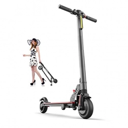 TB-Scooter Electric Scooter Electric Scooter Adults Foldable Long-Range Battery 350w Motor, Max Speed 25km / h, E-Scooter with 7 Inch Solid Tire with LED Display, 30km Long Range, 3 Speed Modes, Max Load 120kg