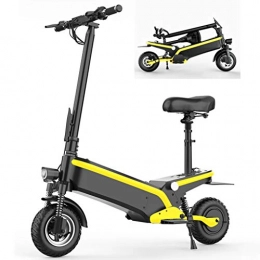 TB-Scooter Scooter Electric Scooter Adults Foldable Long-Range Battery 500w Motor Max Speed 55km / h, E-Scooter with 11 Inch Vacuum Tire with LED Display and Front Light