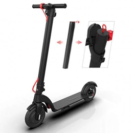 TB-Scooter Electric Scooter Electric Scooter Adults, with 8.5 Inch Solid Tire, 350W Powerful Motors, 20KM Long Range, E-Scooter Portable Design, Max Load 100KG Commuting Motorized Scooter, with LED Display